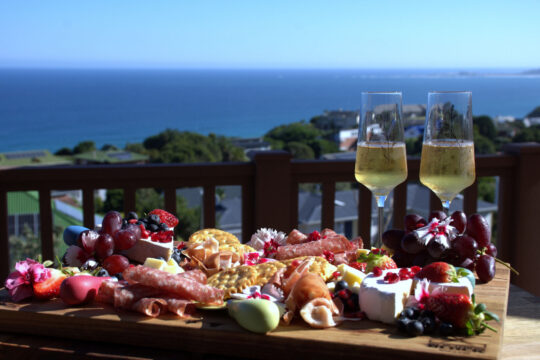 View from private patio